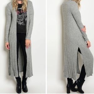 Emory Park Roux Side Slit Duster Cardigan